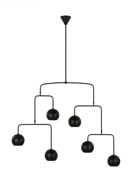 Visual Comfort & Co. Studio Collection Chaumont Casual 6-Light Indoor Dimmable Extra Large Chandelier
