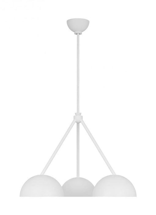 Visual Comfort & Co. Studio Collection Beaunay Casual 3-Light Indoor Dimmable Medium Chandelier