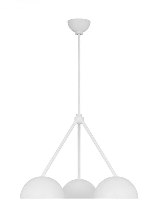 Visual Comfort & Co. Studio Collection Beaunay Casual 3-Light Indoor Dimmable Medium Chandelier