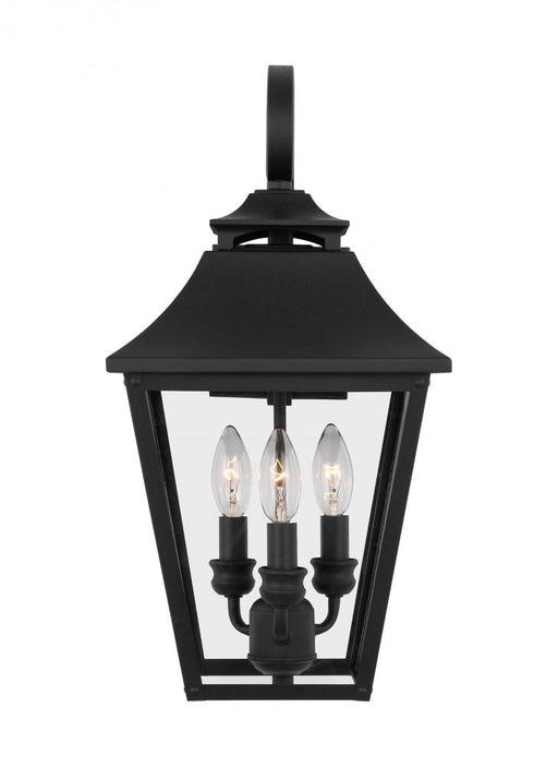 Visual Comfort & Co. Studio Collection Galena Traditional 3-Light Outdoor Exterior Medium Lantern Sconce Light