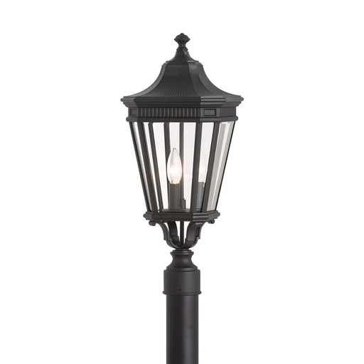 Cotswold Lane Small Post Lantern | OL5407BK