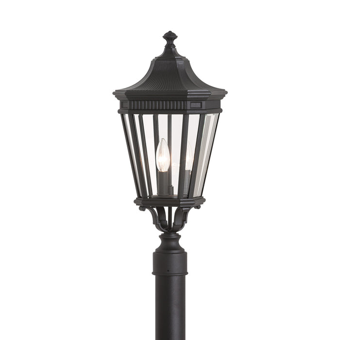 Cotswold Lane Small Post Lantern | OL5407BK