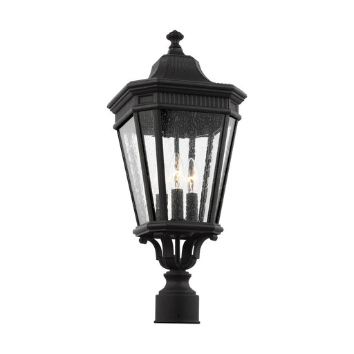 Cotswold Lane Small Post Lantern | OL5427BK