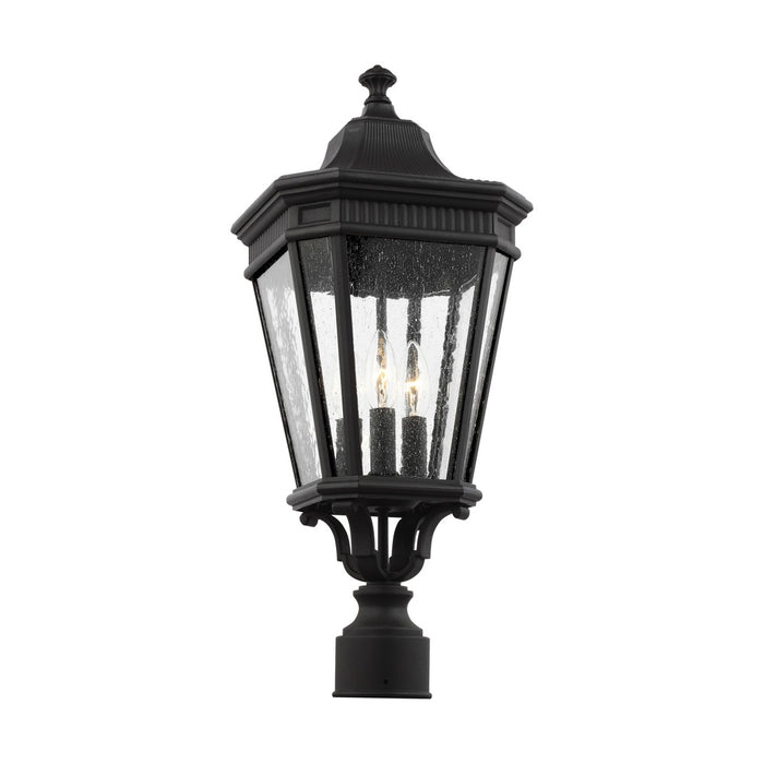 Cotswold Lane Small Post Lantern | OL5427BK