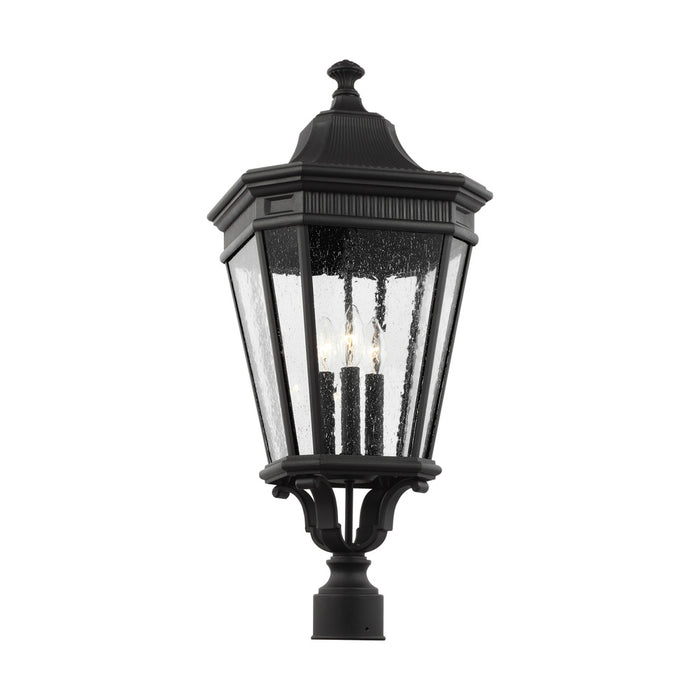 Cotswold Lane Large Post Lantern | OL5428BK