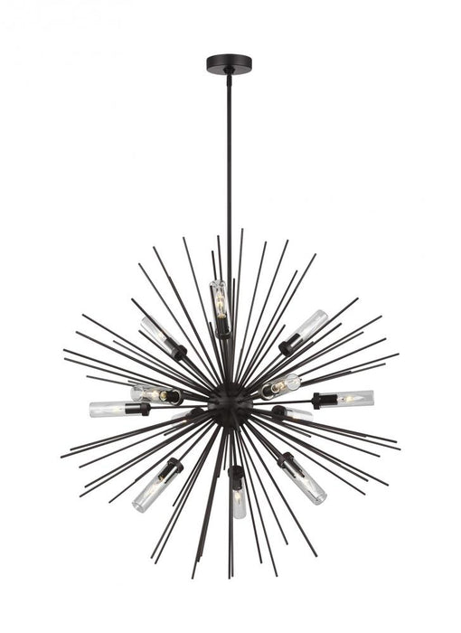 Hilo Large Outdoor Chandelier | OLF3296/12ORB