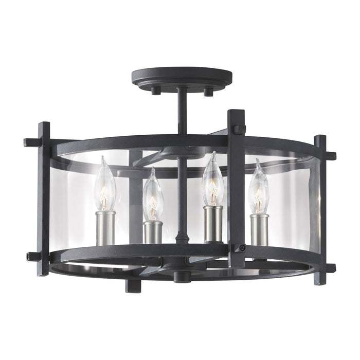 Ethan Semi-flush Mount | SF292AF/BS