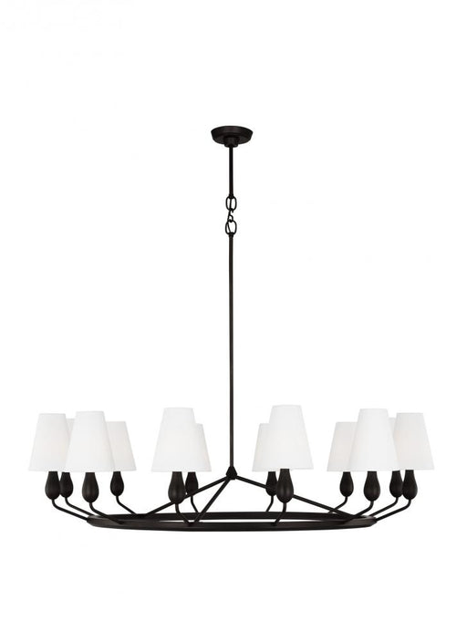Visual Comfort & Co. Studio Collection Ziba Transitional 12-Light Indoor Dimmable Extra Large Chandelier
