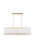 Visual Comfort & Co. Studio Collection Dresden Casual 5-Light Indoor Dimmable Large Linear Chandelier