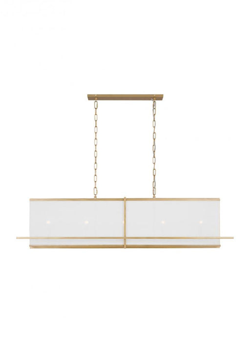 Visual Comfort & Co. Studio Collection Dresden Casual 5-Light Indoor Dimmable Large Linear Chandelier