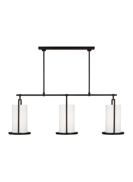 Visual Comfort & Co. Studio Collection Sherwood Casual 3-Light Indoor Dimmable Large Linear Chandelier