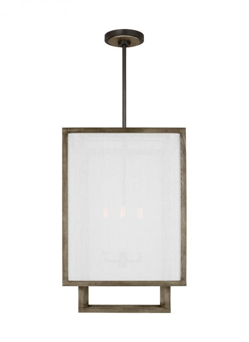 Visual Comfort & Co. Studio Collection Brockway Casual 4-Light Indoor Dimmable Medium Lantern Pendant