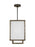 Visual Comfort & Co. Studio Collection Brockway Casual 3-Light Indoor Dimmable Small Lantern Pendant