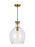 Visual Comfort & Co. Studio Collection Vaso Traditional 1-Light Indoor Dimmable Medium Pendant Ceiling Hanging Chandelier Light