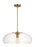 Visual Comfort & Co. Studio Collection Largo Transitional 1-Light Indoor Dimmable Extra Large Pendant Ceiling Hanging Chandelier Light