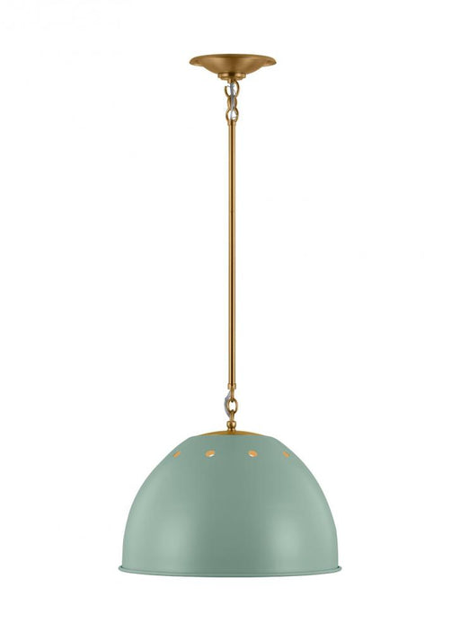 Visual Comfort & Co. Studio Collection Robbie Transitional 1-Light Indoor Dimmable Large Pendant Ceiling Hanging Chandelier Light