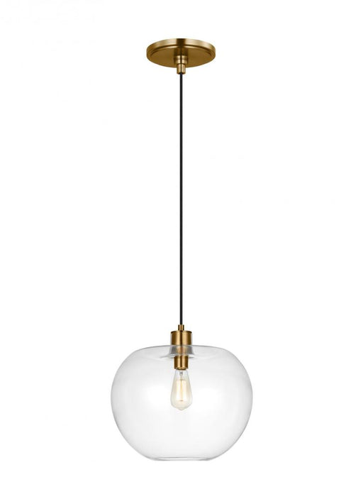 Visual Comfort & Co. Studio Collection Mela Modern 1-Light Indoor Dimmable Large Pendant Ceiling Hanging Chandelier Light