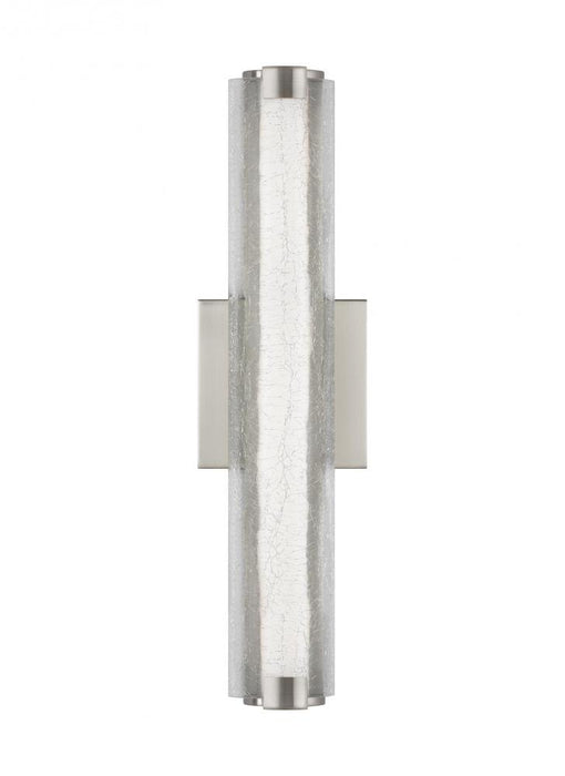 Cutler 18" Crackle Glass Led Sconce | WB1867SN-L1