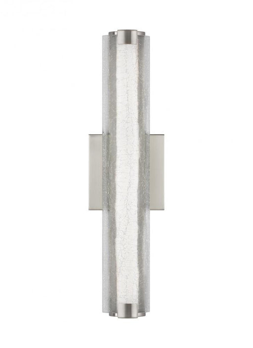 Cutler 18" Crackle Glass Led Sconce | WB1867SN-L1