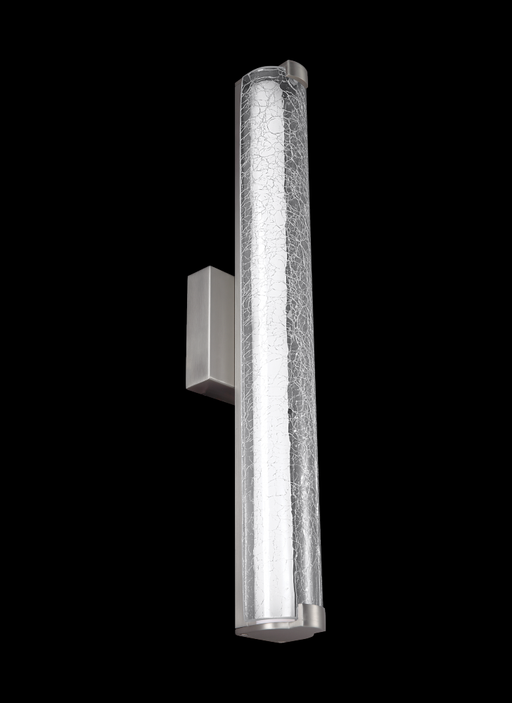 Cutler 24" Crackle Glass Led Vanity | WB1868SN-L1