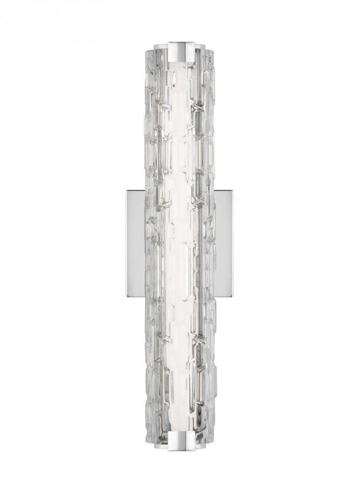 Cutler 18" Staggered Glass Led Sconce | WB1876CH-L1