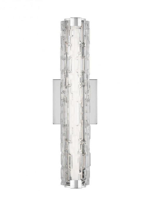 Cutler 18" Staggered Glass Led Sconce | WB1876CH-L1