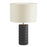 1lt Incandescent Table Lamp, Mb W/ Bg Shade | FTY-181T-MB-BG