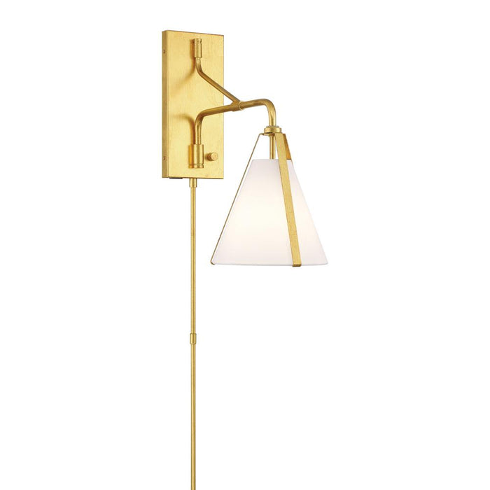 Fulton 1 Light Antique Gold Task Sconce | FUL-901-GA