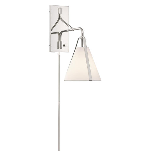 Fulton 1 Light Polished Nickel Task Sconce | FUL-901-PN