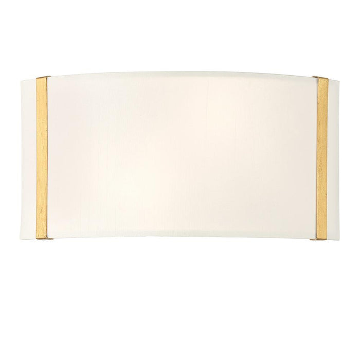 Crystorama Fulton 2 Light Antique Gold Sconce