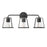 Crystorama Fulton 3 Light Black Bathroom Vanity