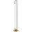 28w Floor Lamp, Mb & Agb W/ Wh Acrylic | FYA-5932LEDF-MB-AGB
