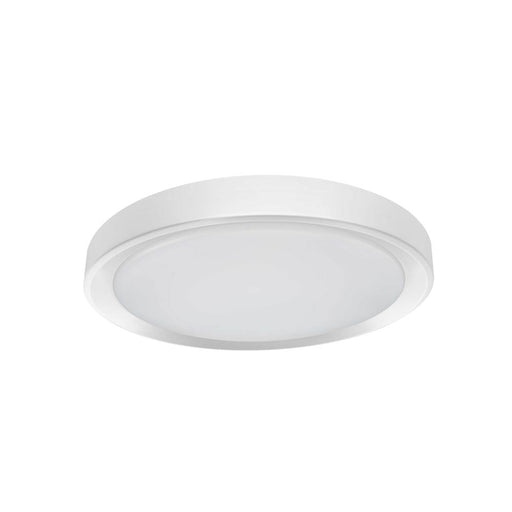 24w 3cct Flush Mount, Mw W/ Wh Diffuser | FYN-1224LEDFH-MW