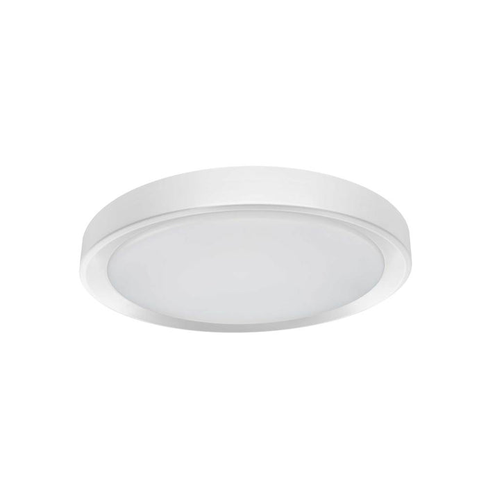 24w 3cct Flush Mount, Mw W/ Wh Diffuser | FYN-1224LEDFH-MW