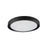 24w 3cct Flush Mount, Sb W/ Wh Diffuser | FYN-1224LEDFH-SB