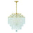 Crystorama Gabrielle 6 Light Antique Gold Chandelier