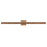 Galleria 37-in Brass Dimmable Led Wall Sconce | WS10437-VB