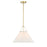 Crystorama Gamma 1 Light Aged Brass Chandelier