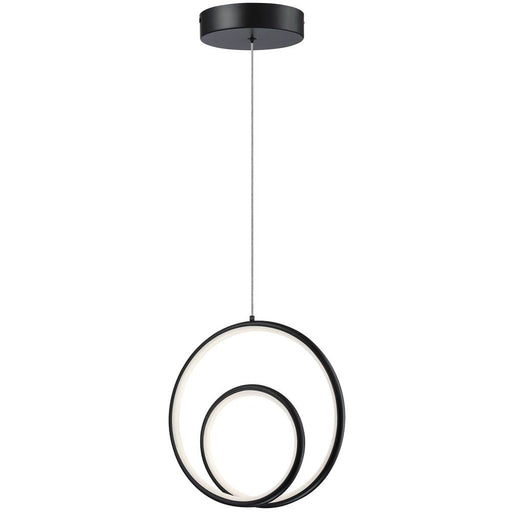 20w Pendant, Mb W/ Wh Silicone Diff | GBL-1222LEDP-MB
