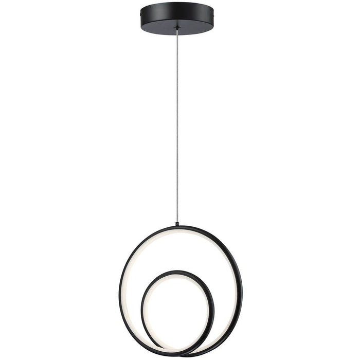 20w Pendant, Mb W/ Wh Silicone Diff | GBL-1222LEDP-MB