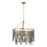Gemma 24'' Modern Gold Chandelier | GEM-7004-MG-SS
