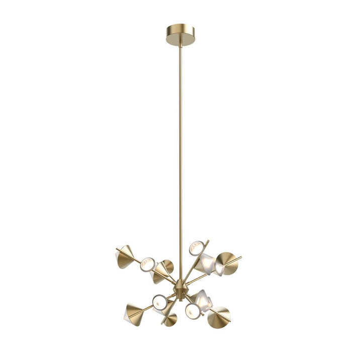Geode 25-in Brushed Gold Led Chandeliers | CH50825-BG