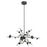 Geode 48-in Black Led Chandeliers | CH50848-BK