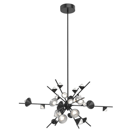 Geode 48-in Black Led Chandeliers | CH50848-BK