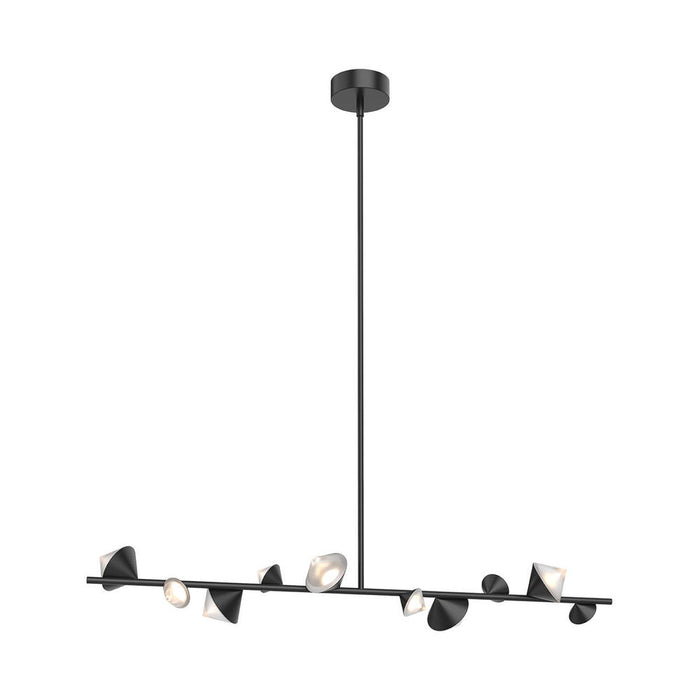 Geode 51-in Black Led Linear Pendant | LP50851-BK