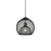 Gibraltar 12-in Black 1 Light Pendant | 494412-BK