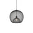Gibraltar 18-in Black 1 Light Pendant | 494418-BK