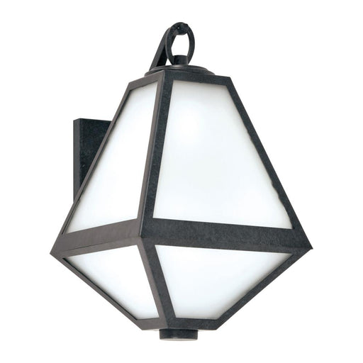Crystorama Brian Patrick Flynn for Crystorama Glacier 1 Light Black Charcoal Outdoor Sconce