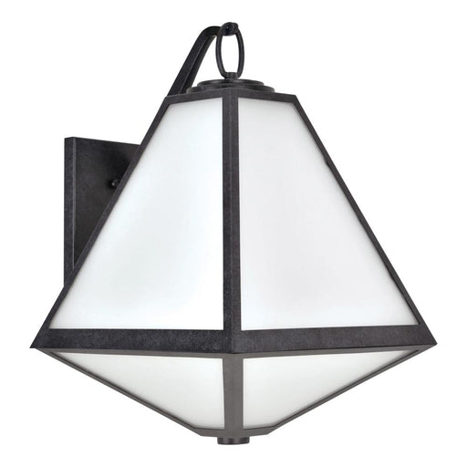 Crystorama Brian Patrick Flynn for Crystorama Glacier 3 Light Black Charcoal Outdoor Sconce