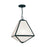 Crystorama Brian Patrick Flynn Glacier 3 Light Black Charcoal Outdoor Pendant